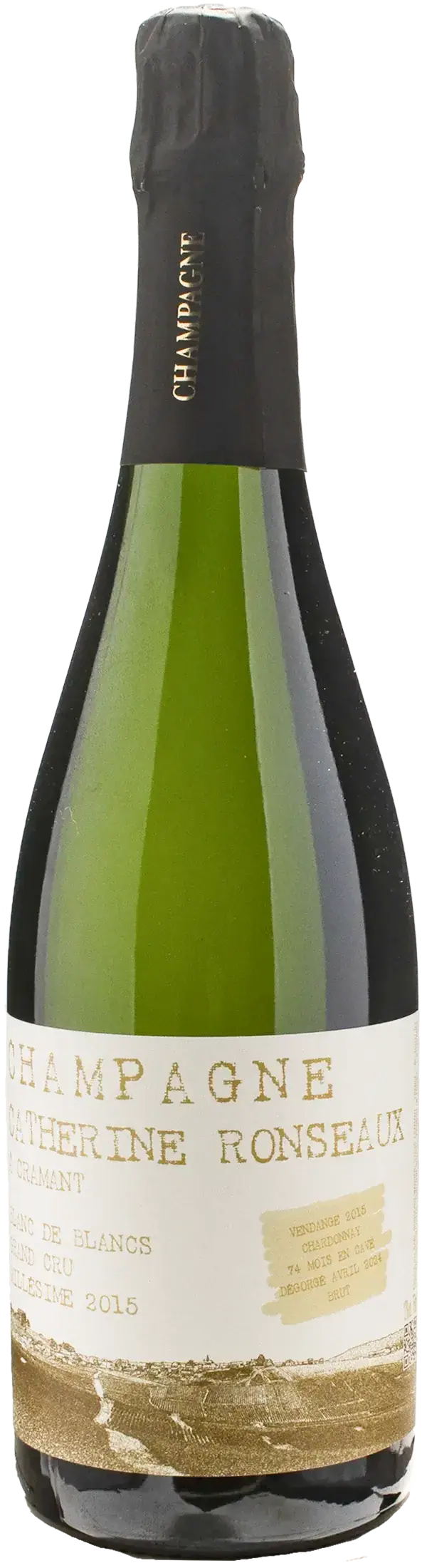 Catherine Ronseaux Champagne Grand Cru Blanc de Blancs A Cramant 2015