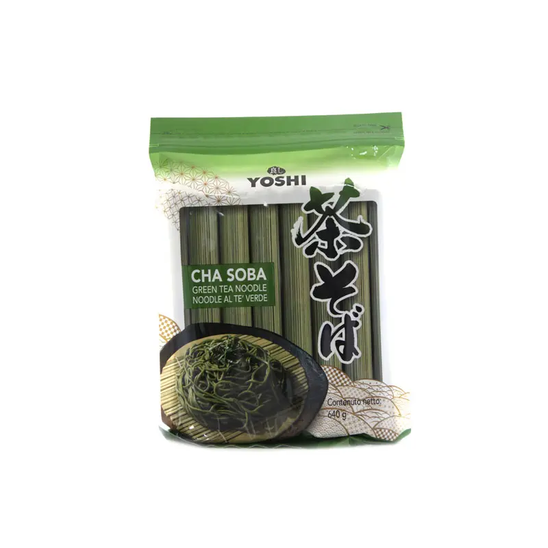 CHA SOBA Grönt te 640g YOSHI KR 茶そば 荞麦面 绿茶味 640g