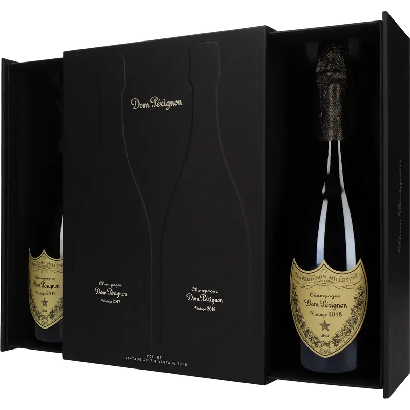 Champagne Dom Perignon Duo Vintage 2017 & 2018 in Giftbox