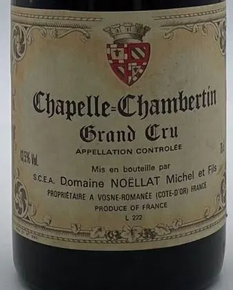Chapelle Chambertin Grand Cru Domaine Noellat Michel, 1997