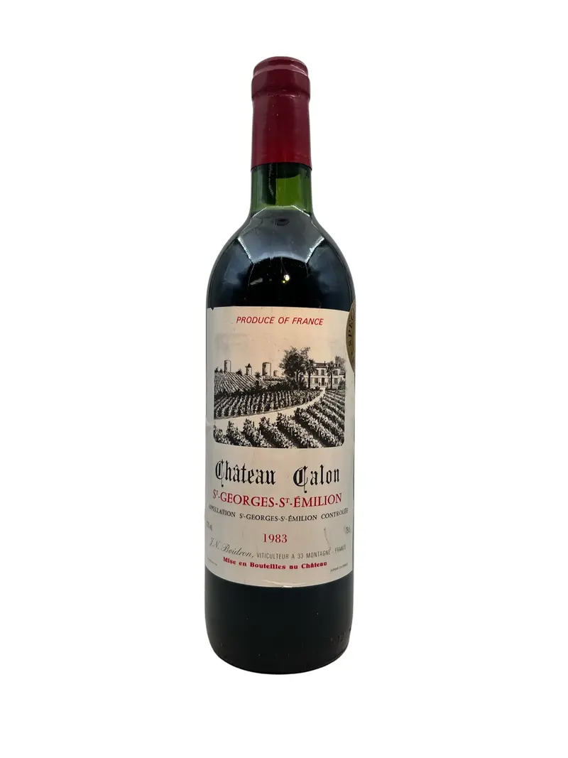 Château Calon 1983 från Saint-Émilion