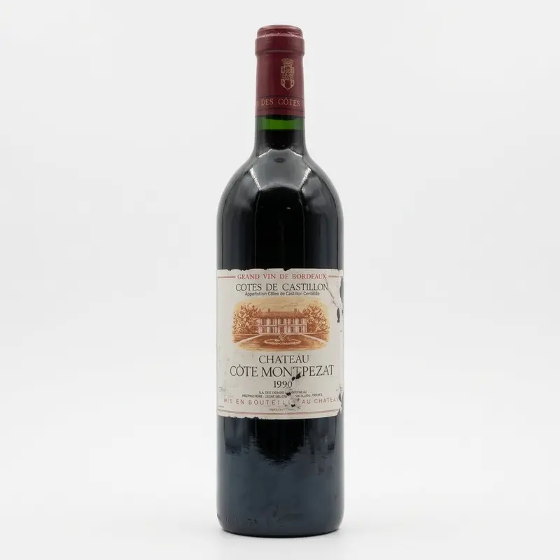 Château Côte Montpezat Côtes de Castillon S.A. Des Vignobles Bessineau 1990