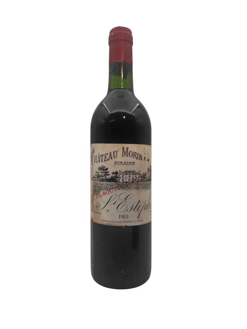Château Morin 1983 dålig etikett