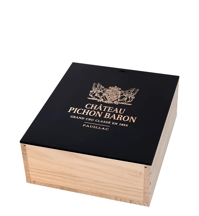 Château Pichon-Longueville au Baron de Pichon-Longueville Black Giftbox 2014, 2015, 2016