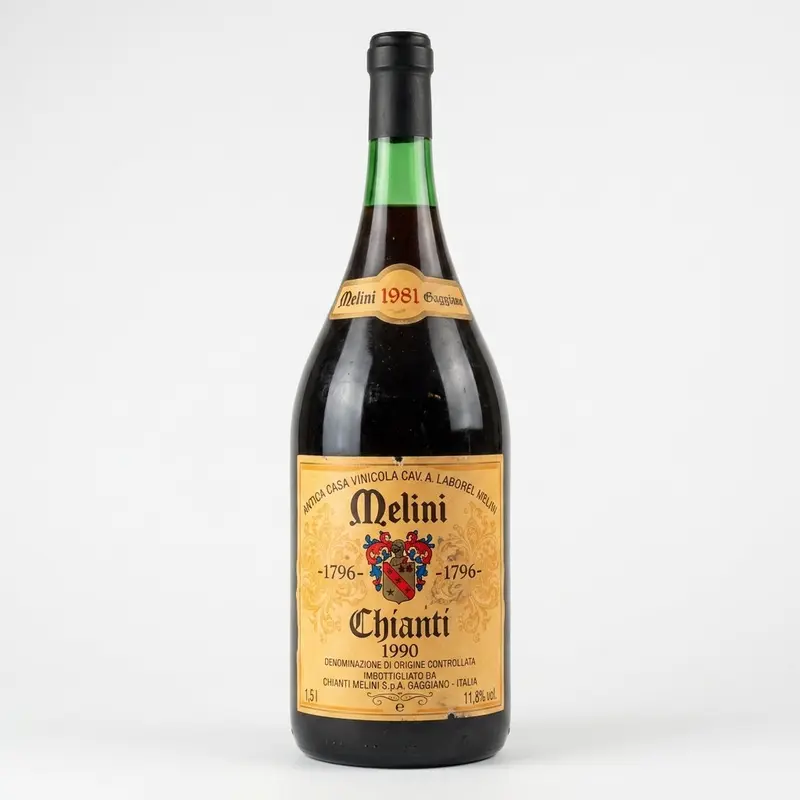 Chianti Melini 1981 Magnum dålig kapsyl