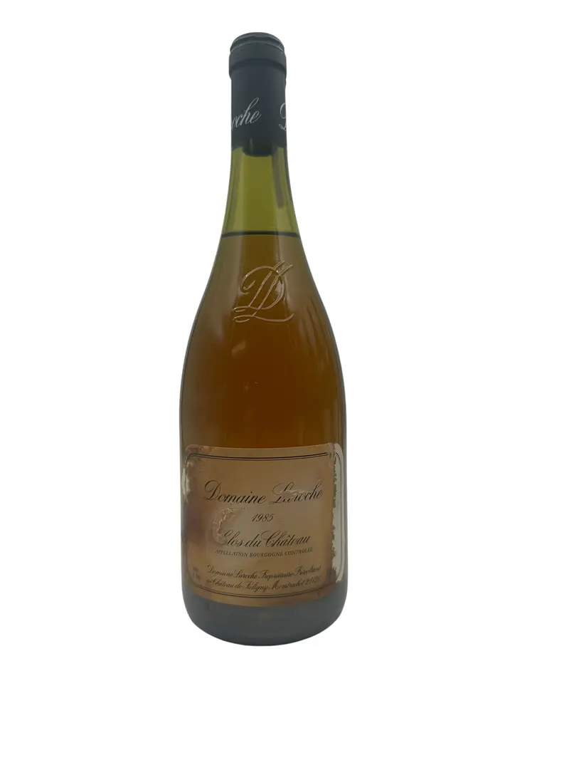 Clos du Château Domaine Laroche 1985 - dålig etikett