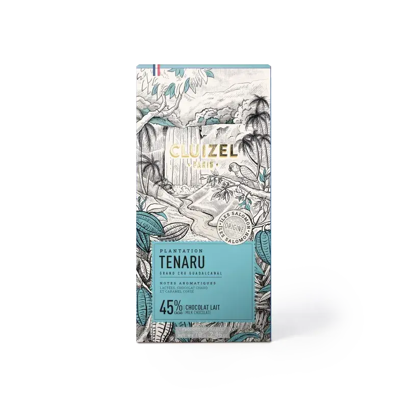 Cluizel Tenaru Lait 45% 70g