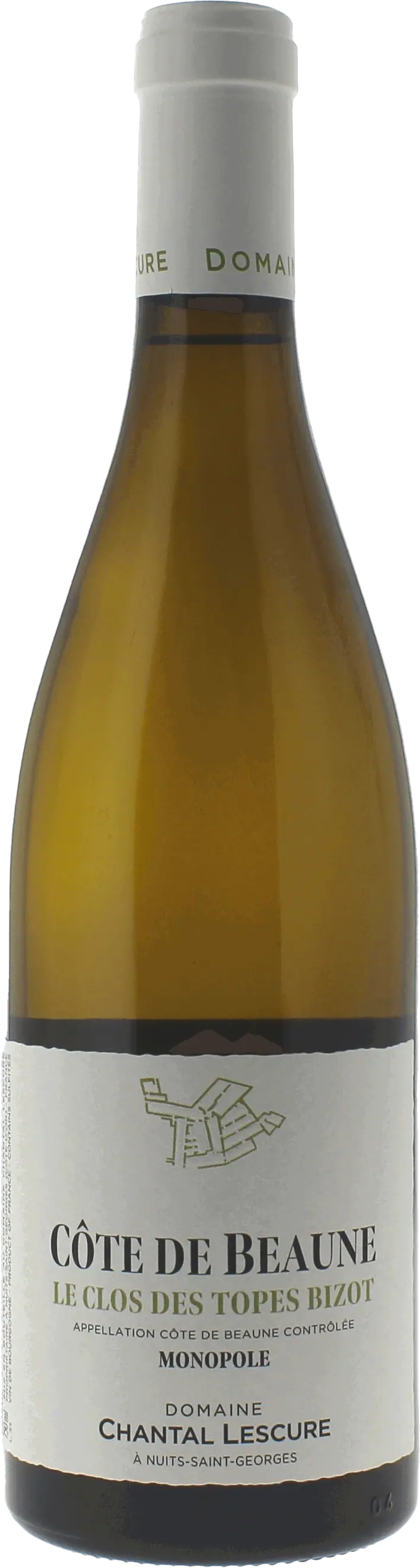 Côte De Beaune Blanc Clos Des Topes Bizot Domaine Lescure Chantal, 2021