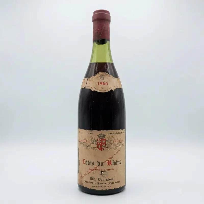 Côtes du Rhône Antonin Bourgeois 1966