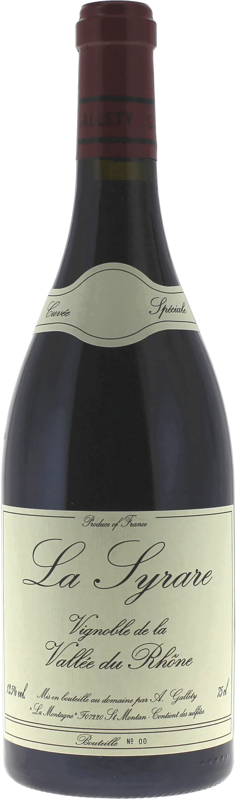 Côtes Du Vivarais Domaine Gallety Syrare Côtes Du Vivarais, 2022