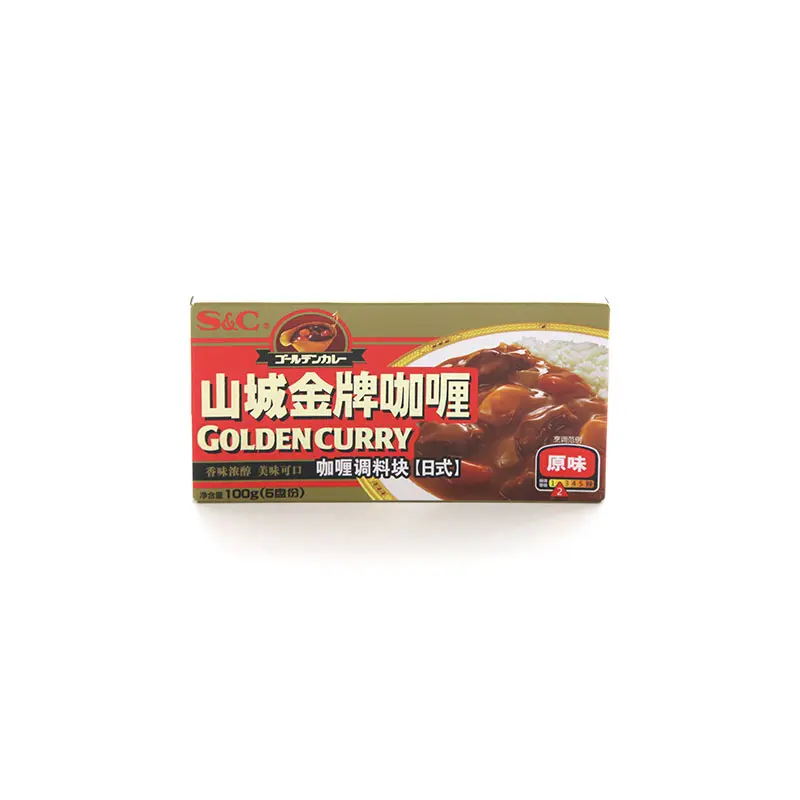 Curry S&C Golden mild 100g   日式黄咖喱 100g