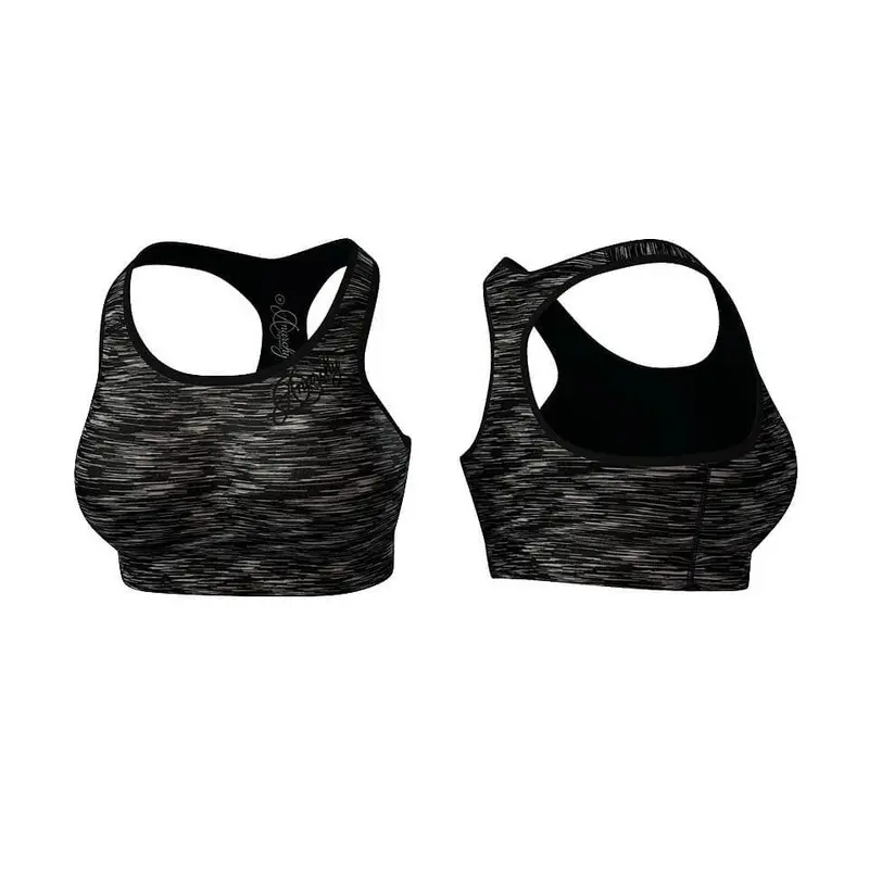 Cushy Sports Bra Black/Grey
