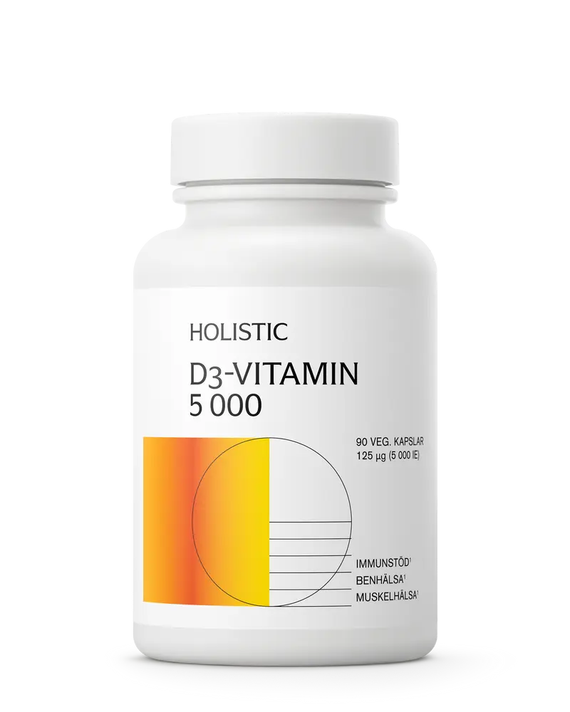 D3-vitamin 5000, 90 kapslar