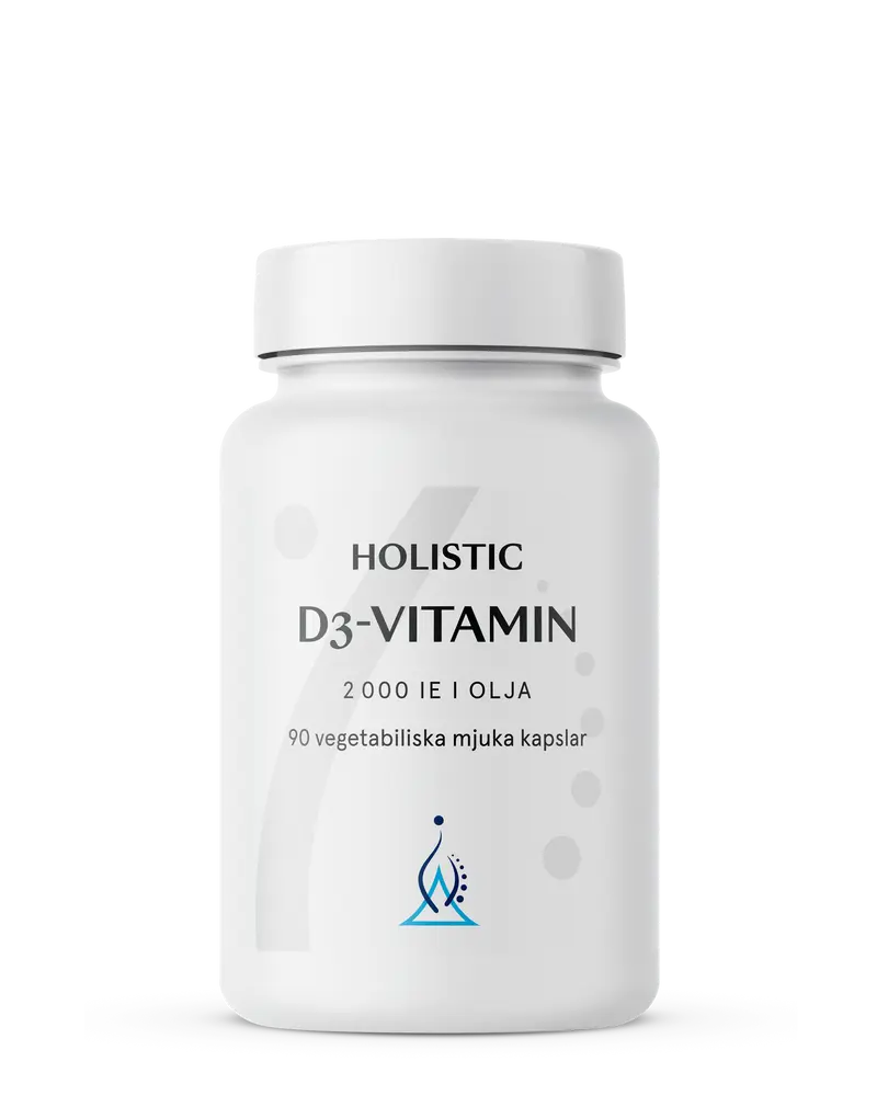 D3-vitamin i olja, 90 kapslar