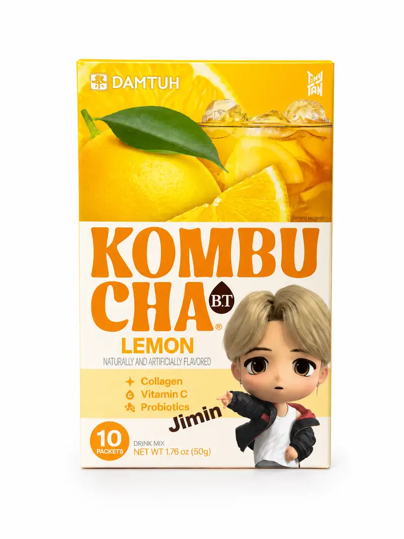 Damtuh Kombucha Citron Dryckmix 10 x 5g