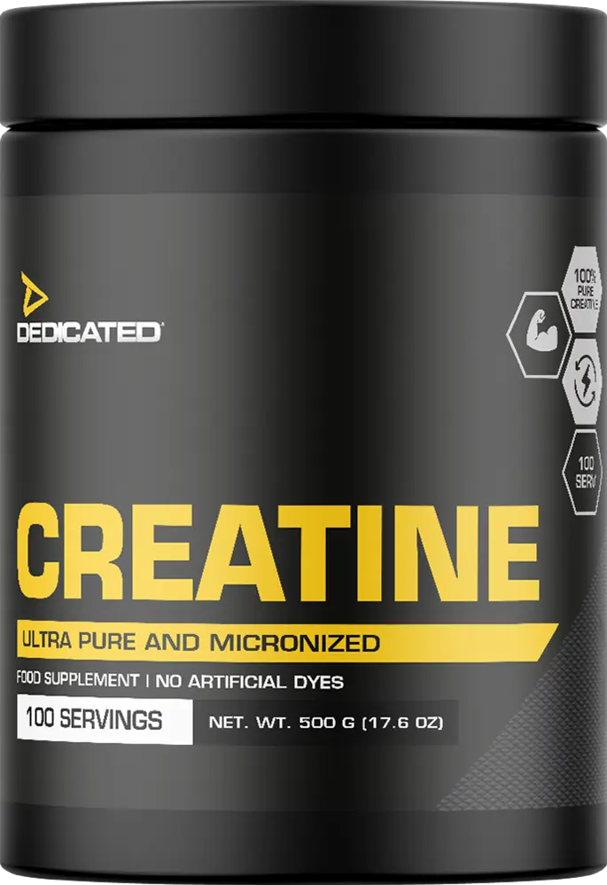Dedicated Nutrition Premium Mikroniserat Kreatinmonohydrat – 500 g