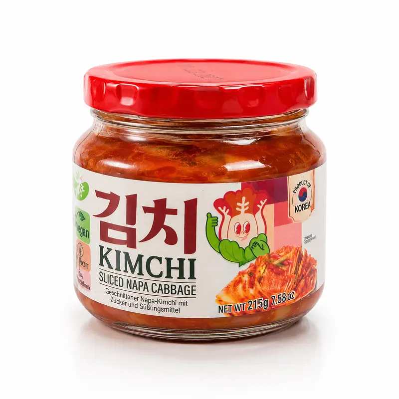 Delief Koreansk Kimchi med Kryddor 215g
