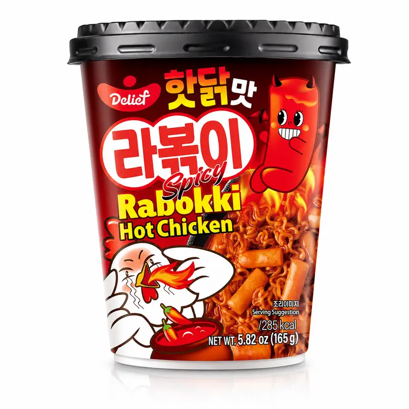 Delief Rabokki Stark Kycklingsmak Cup 165g