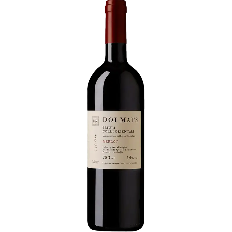 Doi Mats Merlot Le Particelle DOC Colli Orientali Friuli 2020