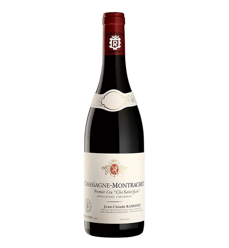 Domaine Jean Claude Ramonet Chassagne Montrachet 1er Cru Clos St Jean Rouge 2018