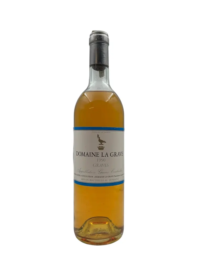Domaine La Grave 1990 Vitt vin låg nivå