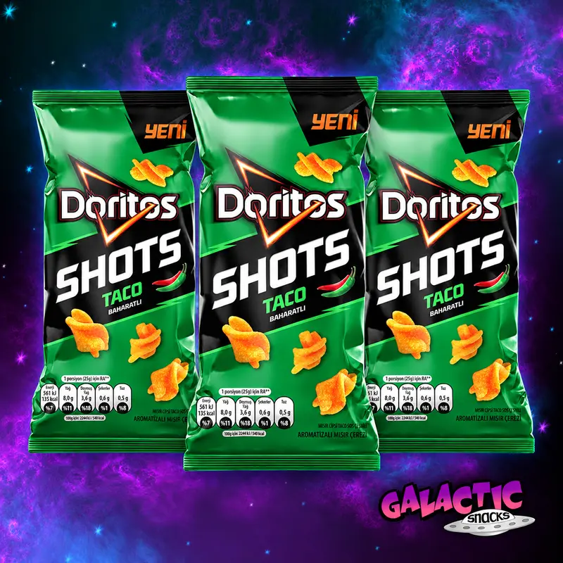 Doritos Shots Taco 3-Pack — 3 × 26g (Turkey)