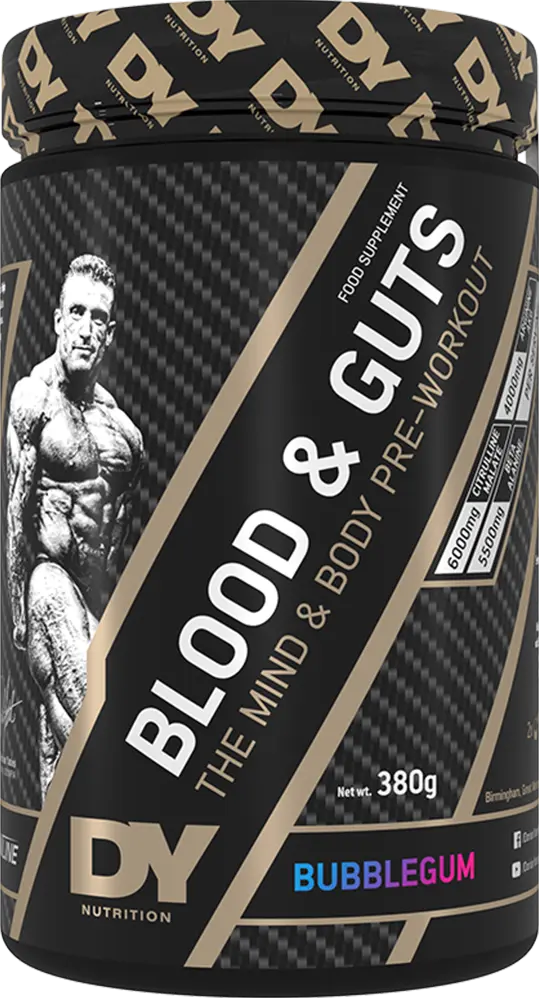 DY Nutrition Blood & Guts PWO - 380 g - Bubblegum