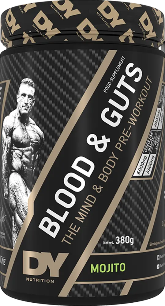DY Nutrition Blood & Guts PWO - 380 g - Mojito