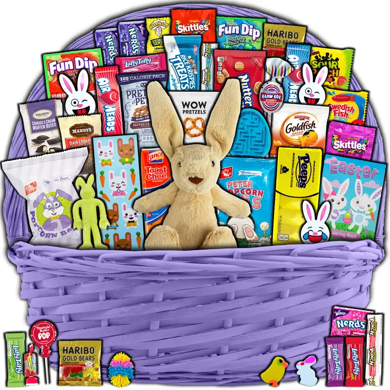 Easter Gift Basket 45ct — Purple