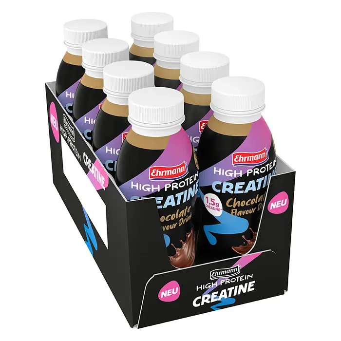 Ehrmann High Protein Creatine Proteindryck Choklad 8 x 330 ml