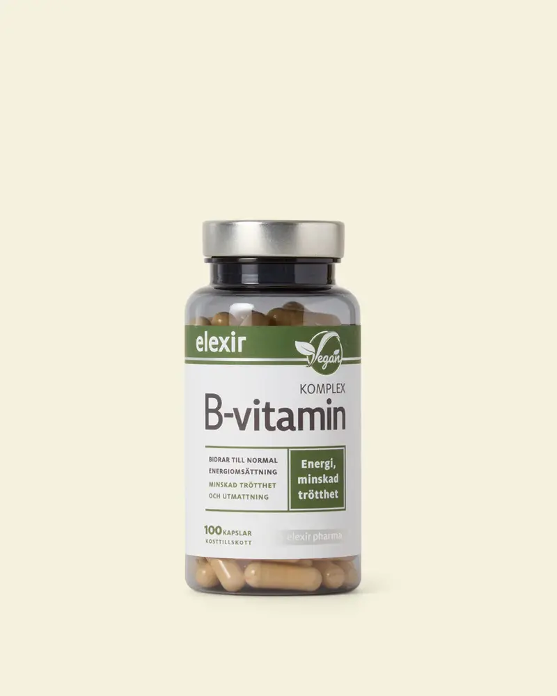 Elexir B-vitamin komplex 100kap