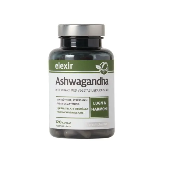 Elexir Pharma Ashwagandha 120 kapslar