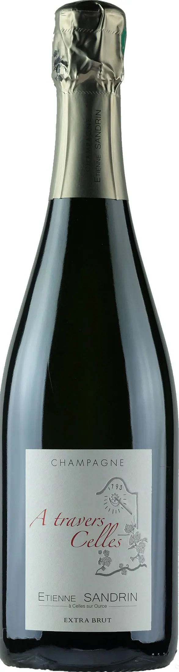 Etienne Sandrin Champagne a Travers Celles Extra Brut