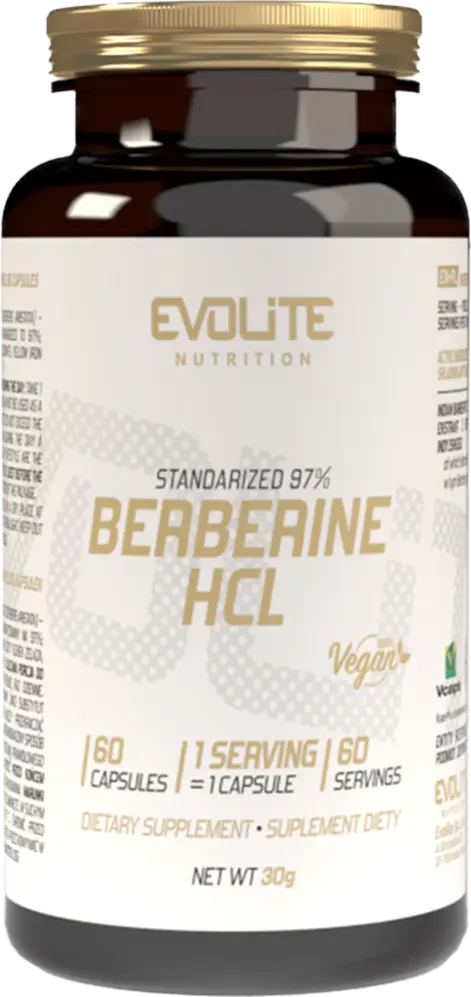 Evolite Berberine HCL 400 mg - 60 caps