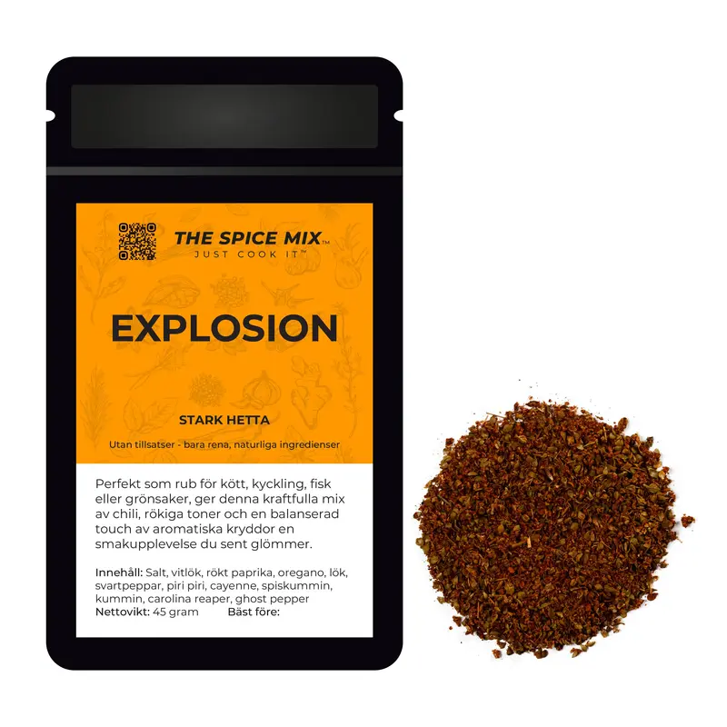 Explosion – Extremt het rubb med Carolina Reaper och Naga