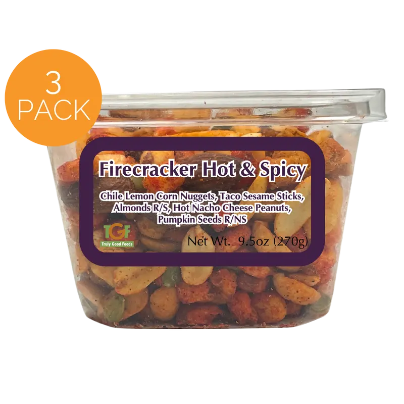 Firecracker Hot & Spicy Snack Mix – 3 pack, 9.5oz cubes