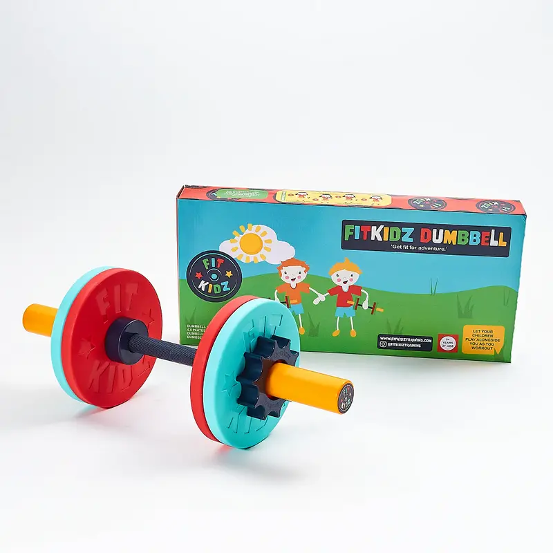Fit Kidz hantel och viktplattor