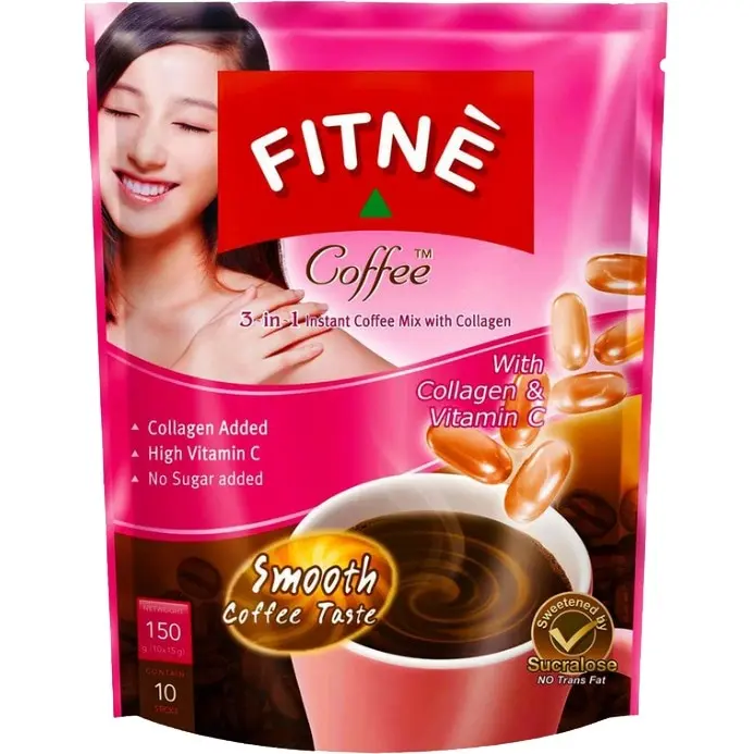 Fitne Snabbkaffe med Kollagen och Vitamin C 150g