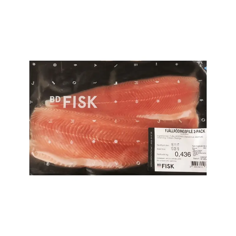 Fjällrödingfilé 2-pack fryst 330-340g