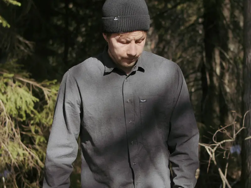 Flannel "Överboda" Grå