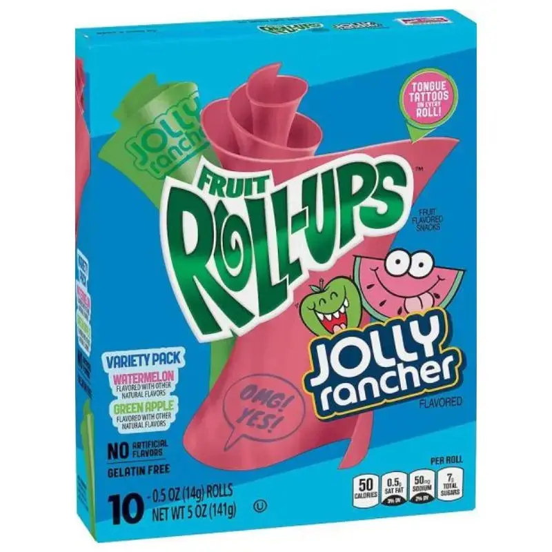 Fruit Roll-Ups Jolly Rancher 10-pack 141g