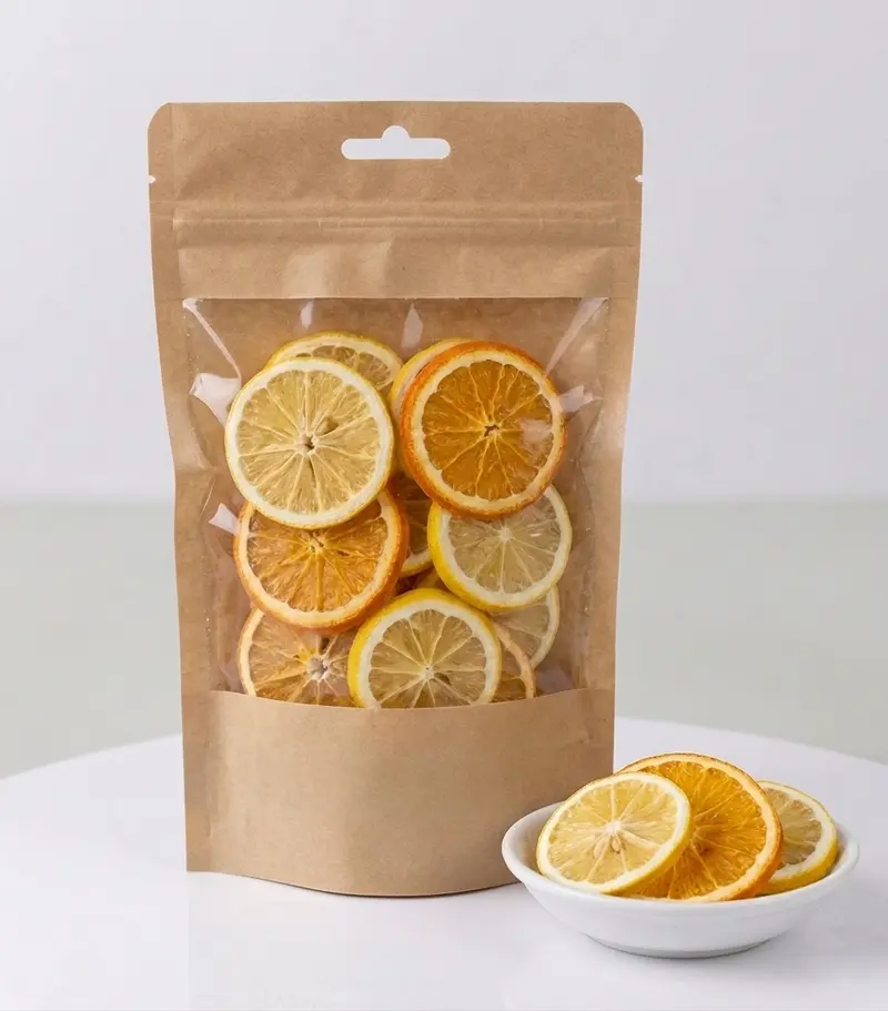 Frystorkade citrusmix – citron och apelsin - 45g