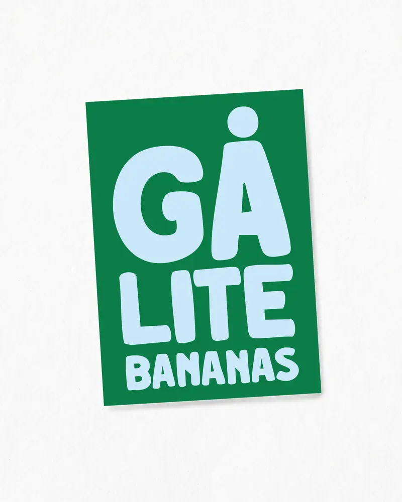 Fynd | Mini poster - Bananas