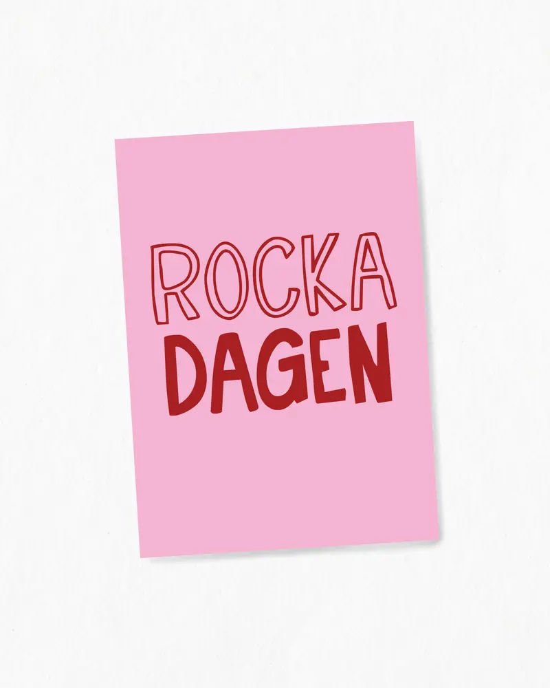 Fynd | Mini poster - Rocka dagen