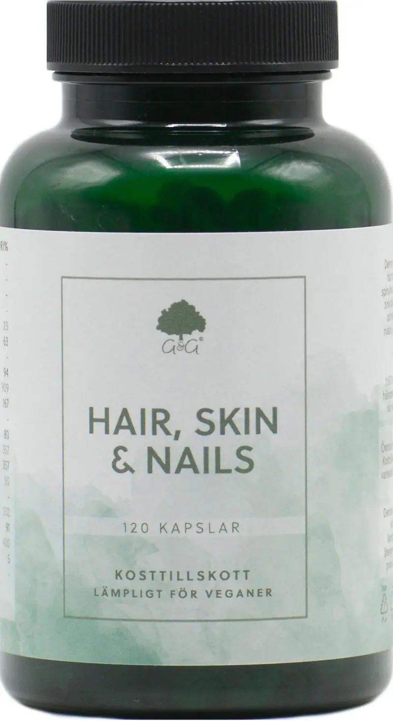 G&G Hair Skin & Nails 120 kapslar