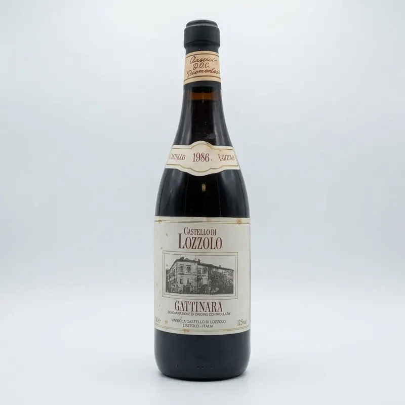 Gattinara Castello di Lozzolo 1986