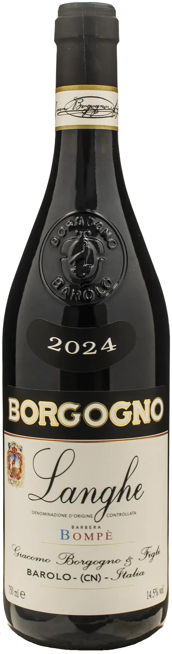 Giacomo Borgogno Langhe Barbera Bompe 2024