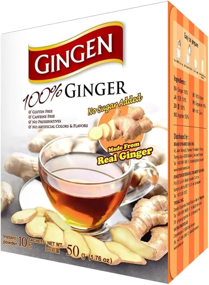 Gingen 100 % Snabbt Ingefärste 50g