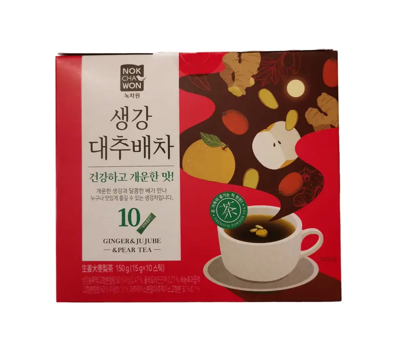 Ginger Jujube Pear Tea (10x15g) Nokchawon KR 韩国 生姜大枣梨茶 (10x15g)