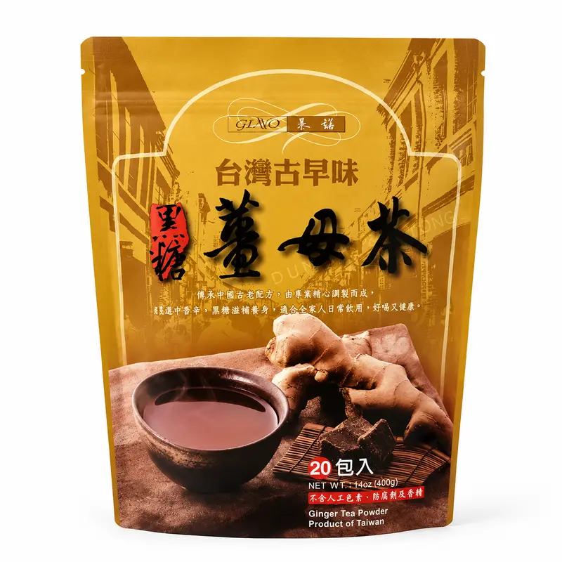 GINO Instant Traditionellt Brunt Socker Ingefärste Pulver 400g